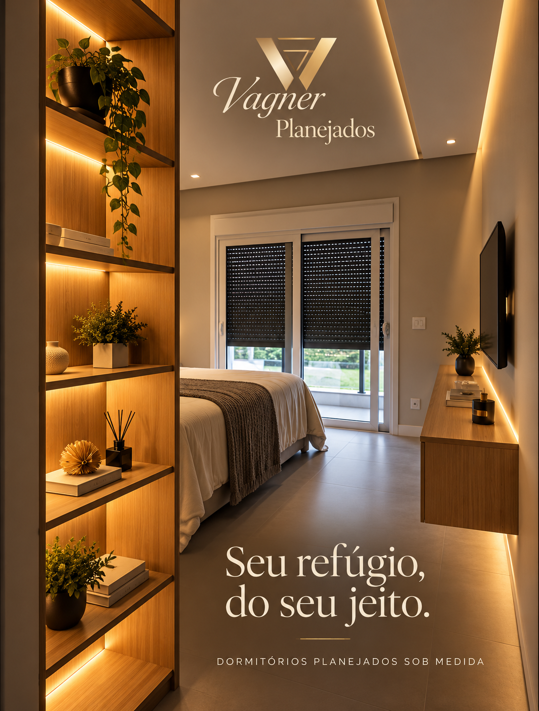 Quarto planejado — seu refúgio